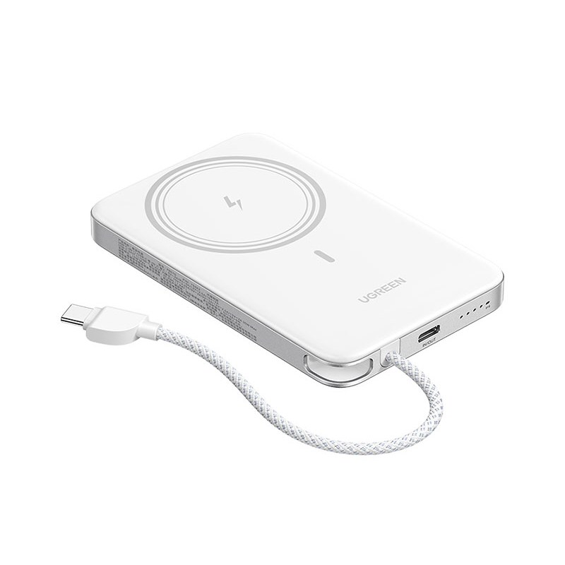 Ultra-Thin Magnetic Wireless Power Bank 10000mAh Graphite Edition (MagSafe-compatible alignment)