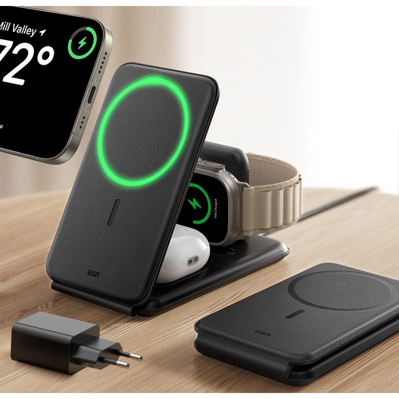 High-Capacity Magnetic Wireless Power Bank 20000mAh (MagSafe-compatible alignment)